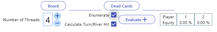 Odds Calculator Settings